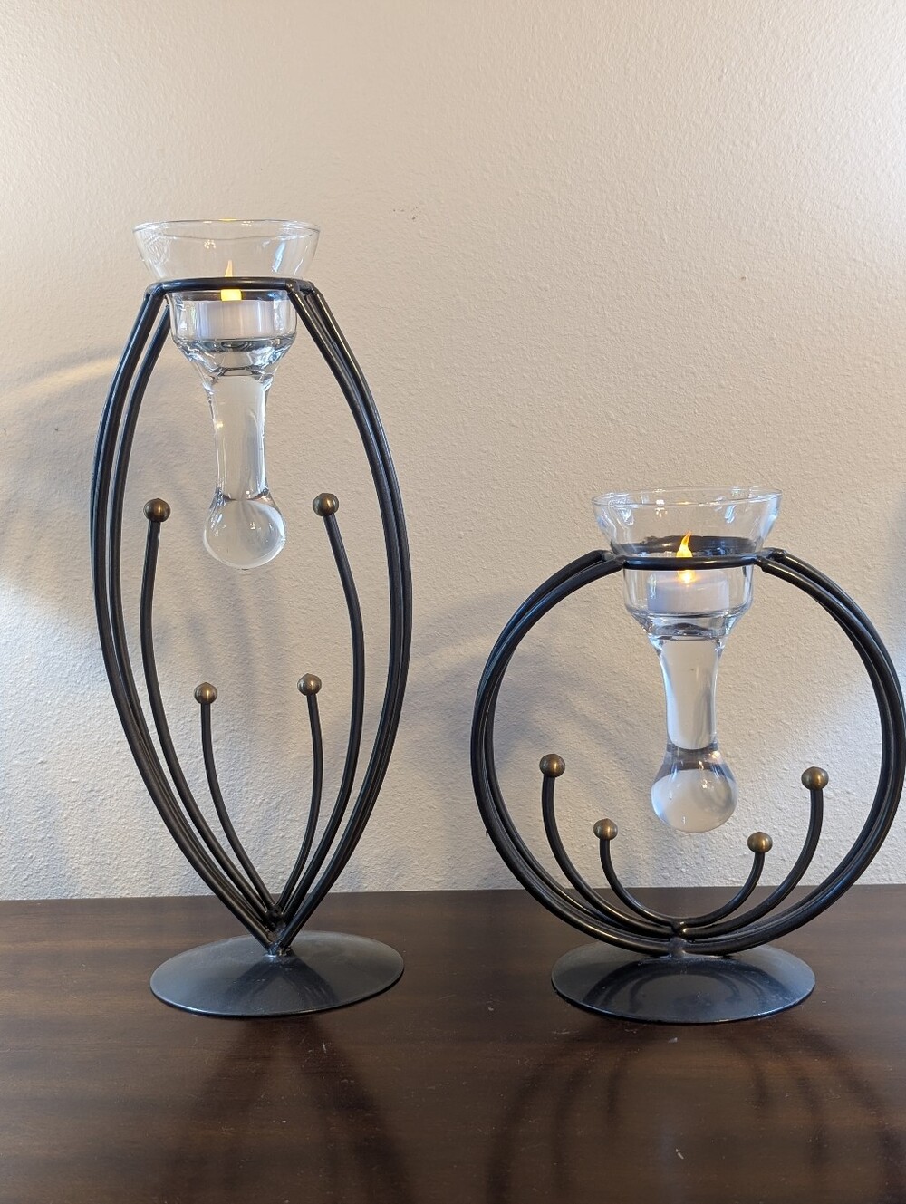 Mid-century Modern (MCM) Art Deco Style-German Candle Holder.